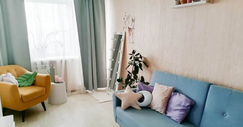 Спальня с диваном вместо кровати дизайн